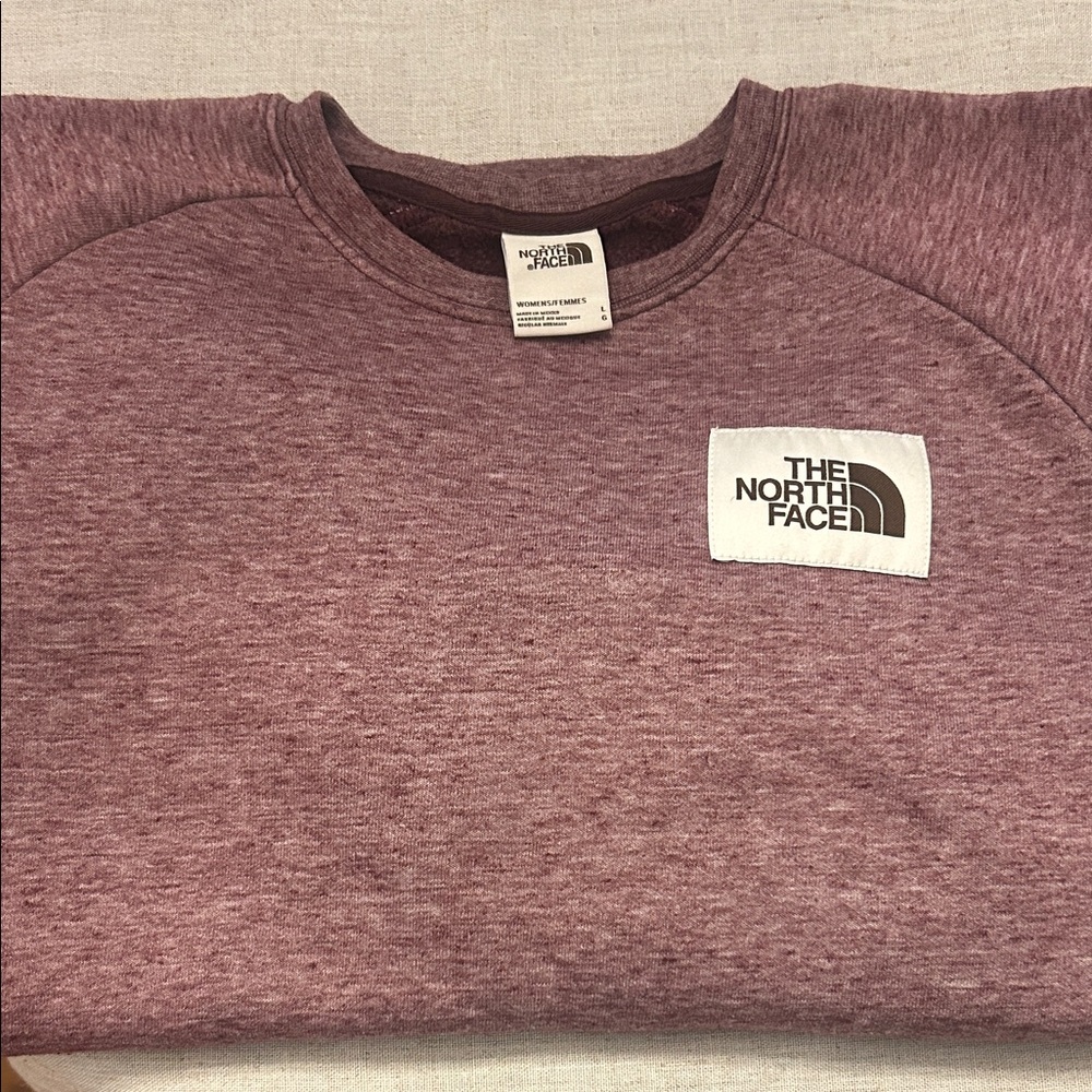 The North Face Men’s Crewneck Sweatshirt in Heather Burgundy